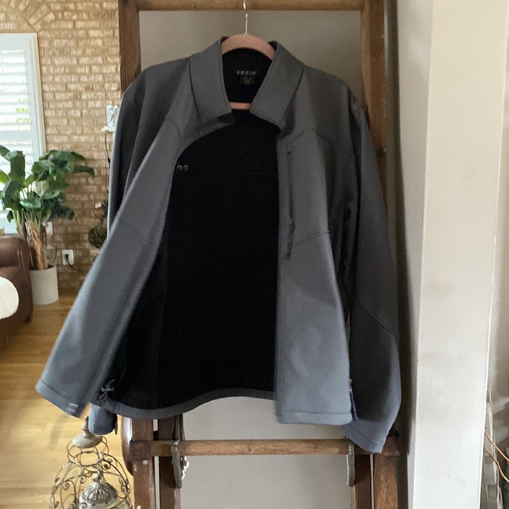Tesla Gray Softshell Jacket Full Zip Large - image 6